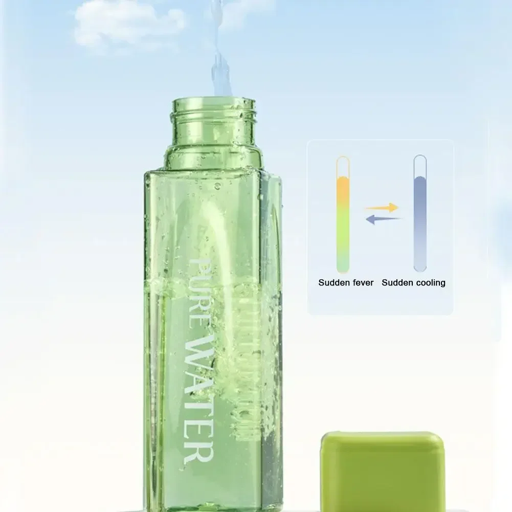 500 мл простая квадратная бутылка для воды персонализированная портативная