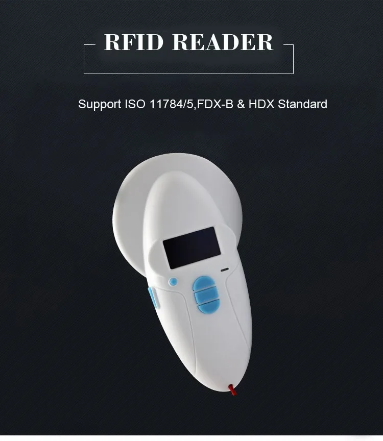 Дистанционный RFID-сканер RAFID EM4305 C для считывания микрочипов животных