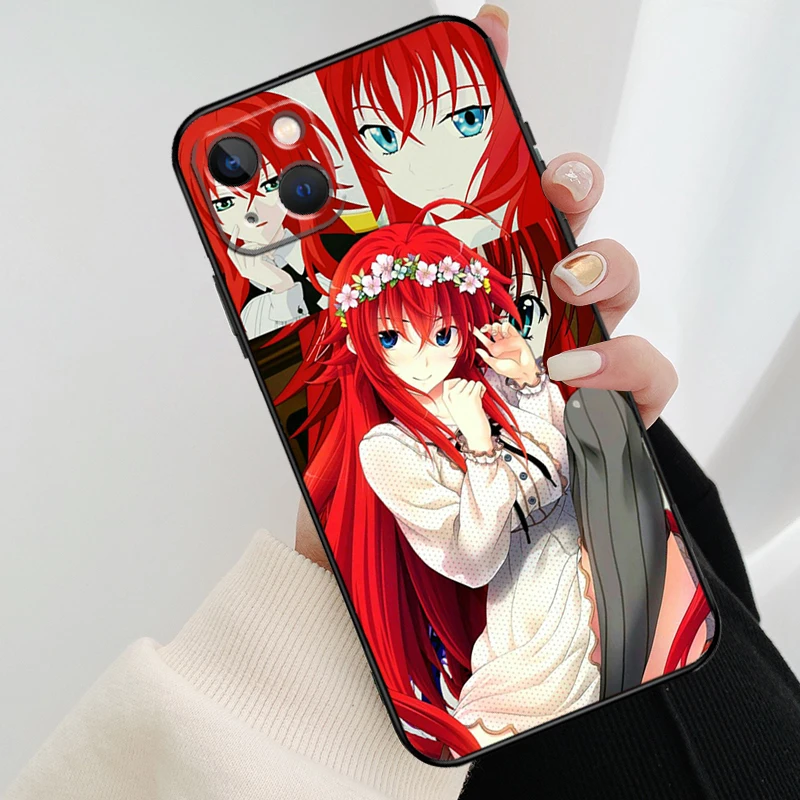 Телефонный чехол Rias Gremory для старшей школы DxD iPhone 11 12 13 Pro XS Max Mini X XR 6 7 8 Plus задний