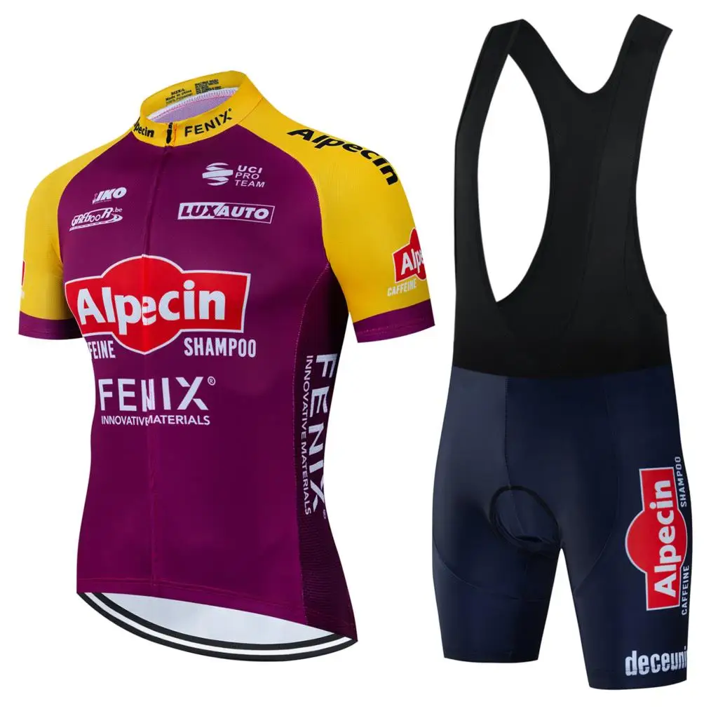 

Джерси Alpecin, велосипедные майки, мужская форма для дорожного велосипеда, Мужская блузка, летний комплект, спортивная одежда, куртка, професс...