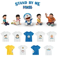 cartoon doraemon childrens t shirt male and female baby top summer new childrens short sleeved t shirt boys clothes