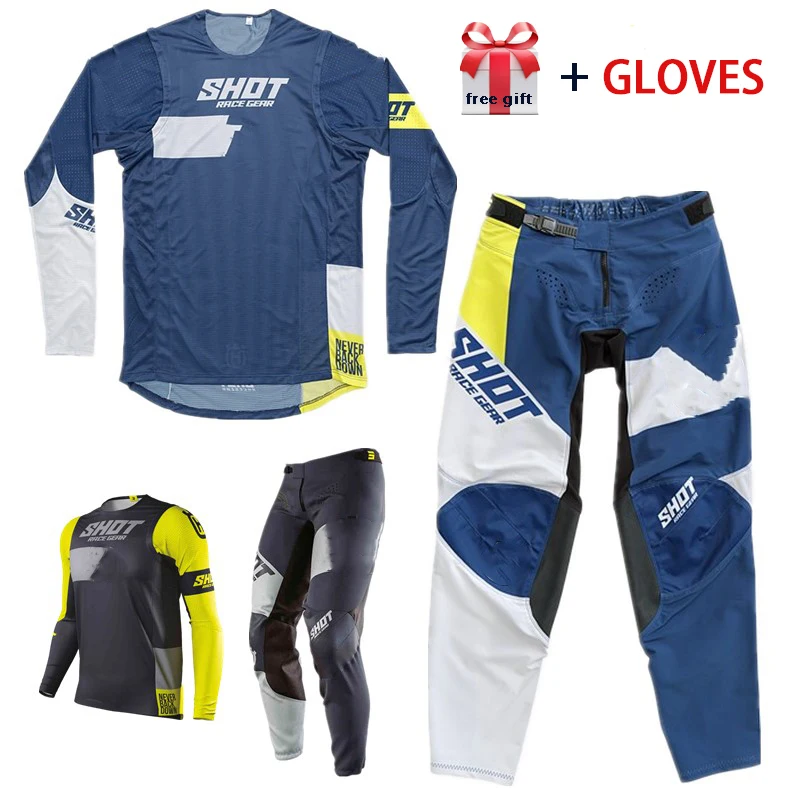 

Командная версия 2022 года, комплект оборудования MX, трикотажные брюки для мотокросса, Комбинированные комплекты для трюков, велосипедов-вне...