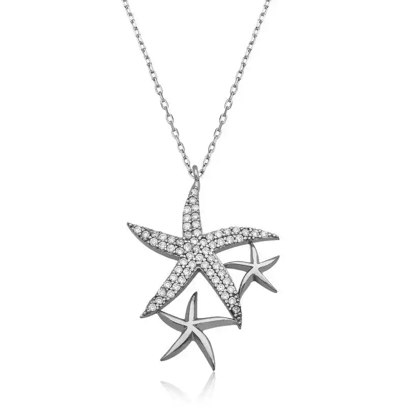 

Tevuli 925 Sterling Silver White Starfish Lady Necklace