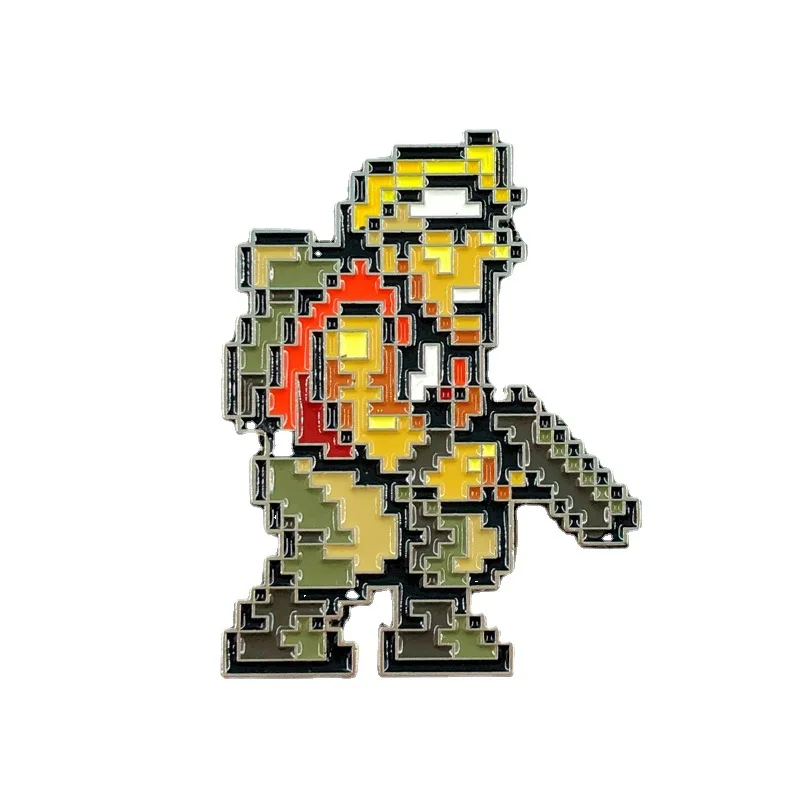 

HandsomPixel Alloy Slug Jewelry Gift Pin Wrap Lapel Fashionable Creative Cartoon Brooch Lovely Enamel Badge Clothing Accessories
