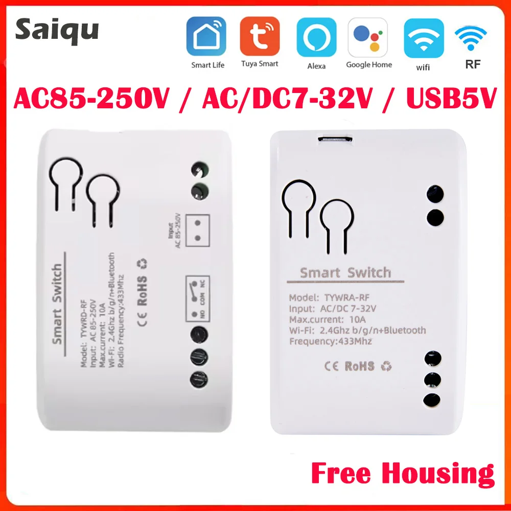 

WiFi Tuya Smart 1CH Релейный Модуль 220 В