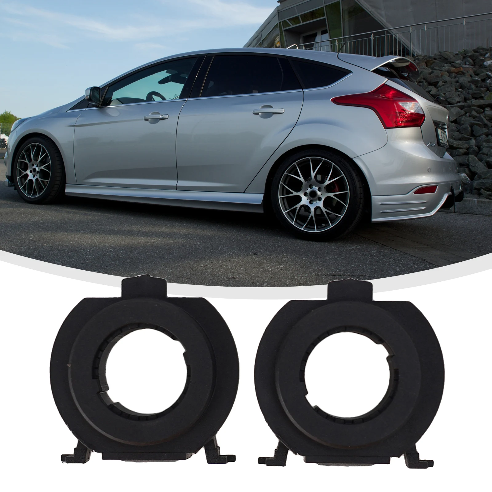 

Для Fiat 500 для Focus 3 MK3 H7 светодиодные лампы, адаптер, автомобильная база, удобная, легкая, надежность, ABS