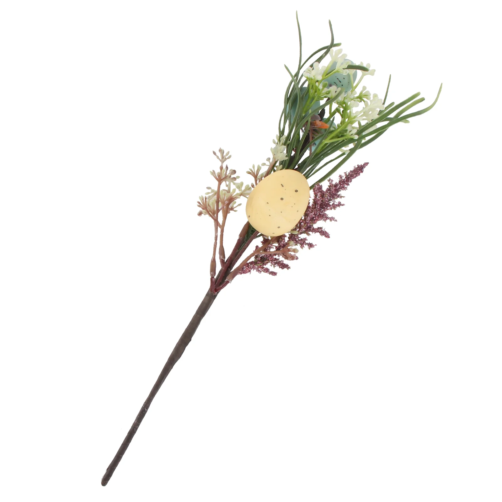 

1 шт. пасхальное яйцо, искусственные ветки, декоративное растение