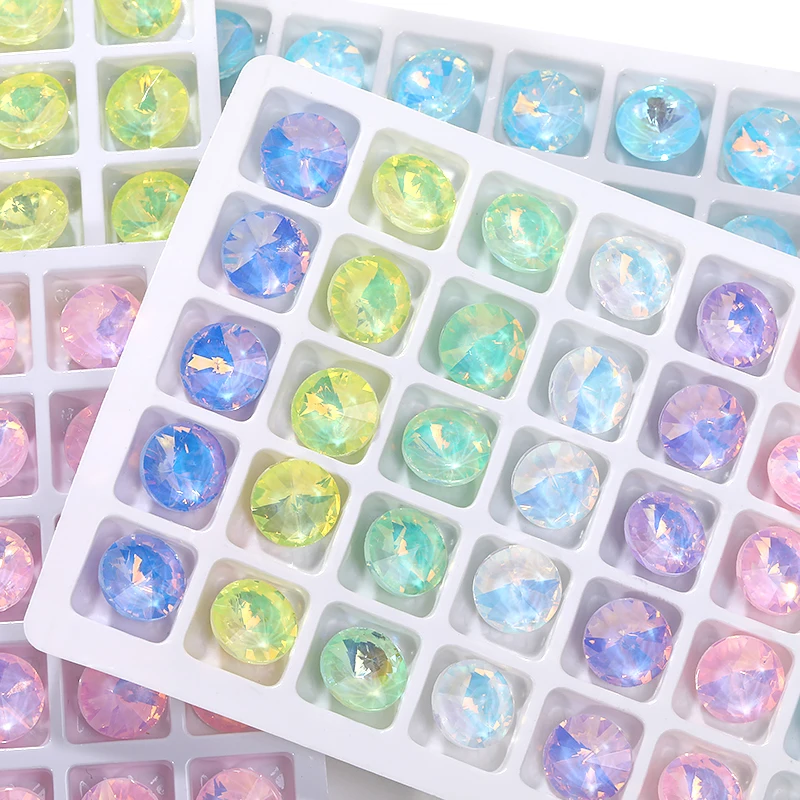 Круглый искусственный опал мокко камень для свадебных платьев украшение