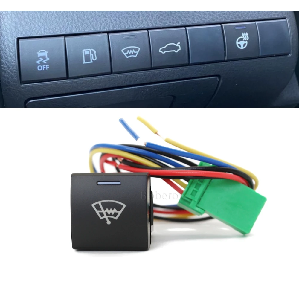 

Переключатель с кнопкой нагрева лобового стекла для Toyota Camry Altis Hilux LC300 2018 Rav4 Prado 150