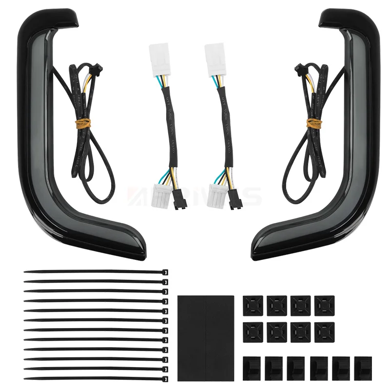 

Мотоциклетный черный хромированный светодиодный обтекатель, нижние решетки, указатель поворота для Harley Touring Street Electra Glide Road King 1996-2013