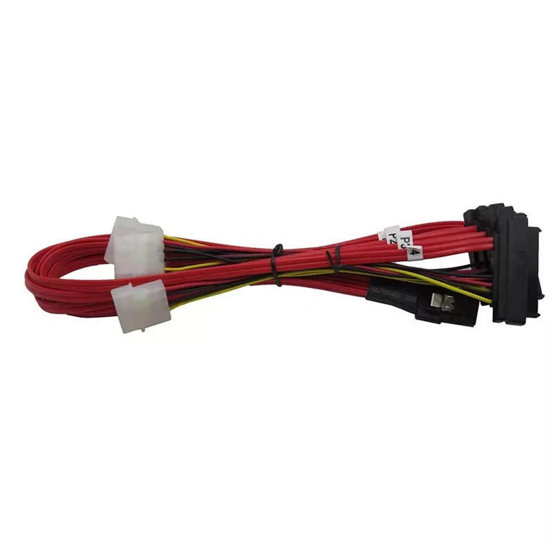 

NEW-SATA Cable Mini SAS 36P SFF-8087 4I To 4XSFF-8482 SAS29 Conversion Cable,36P TO 4 29P,Cable Length 1 Meter