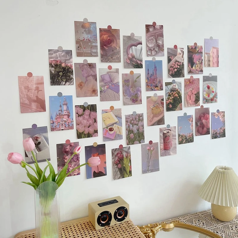 Декоративная открытка в Корейском стиле 30 листов фотообои для спальни общежития