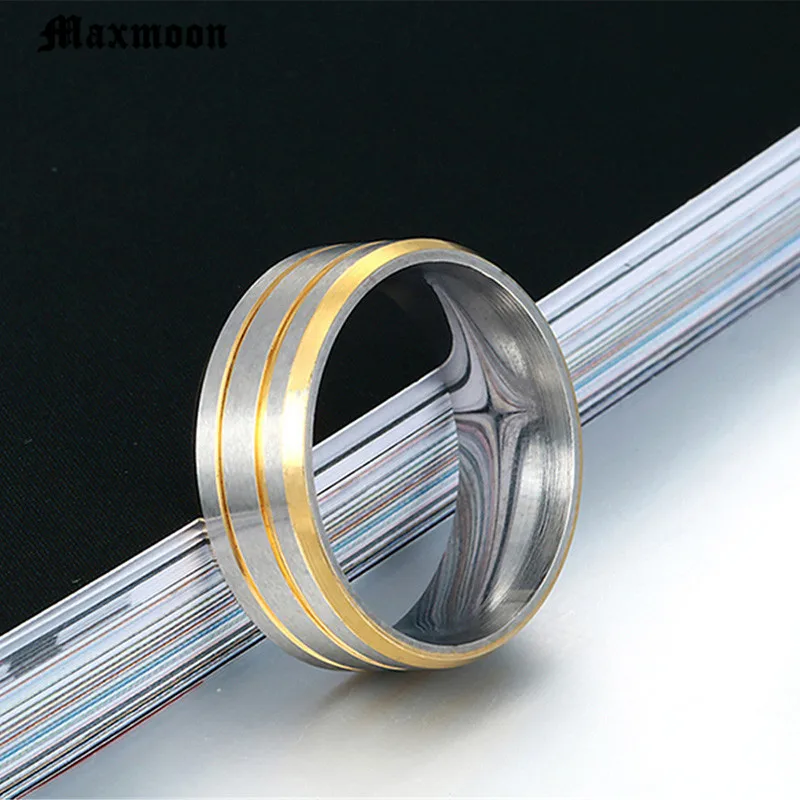 Maxmoon модные ювелирные изделия круглые кольца с цирконом для мужчин и женщин