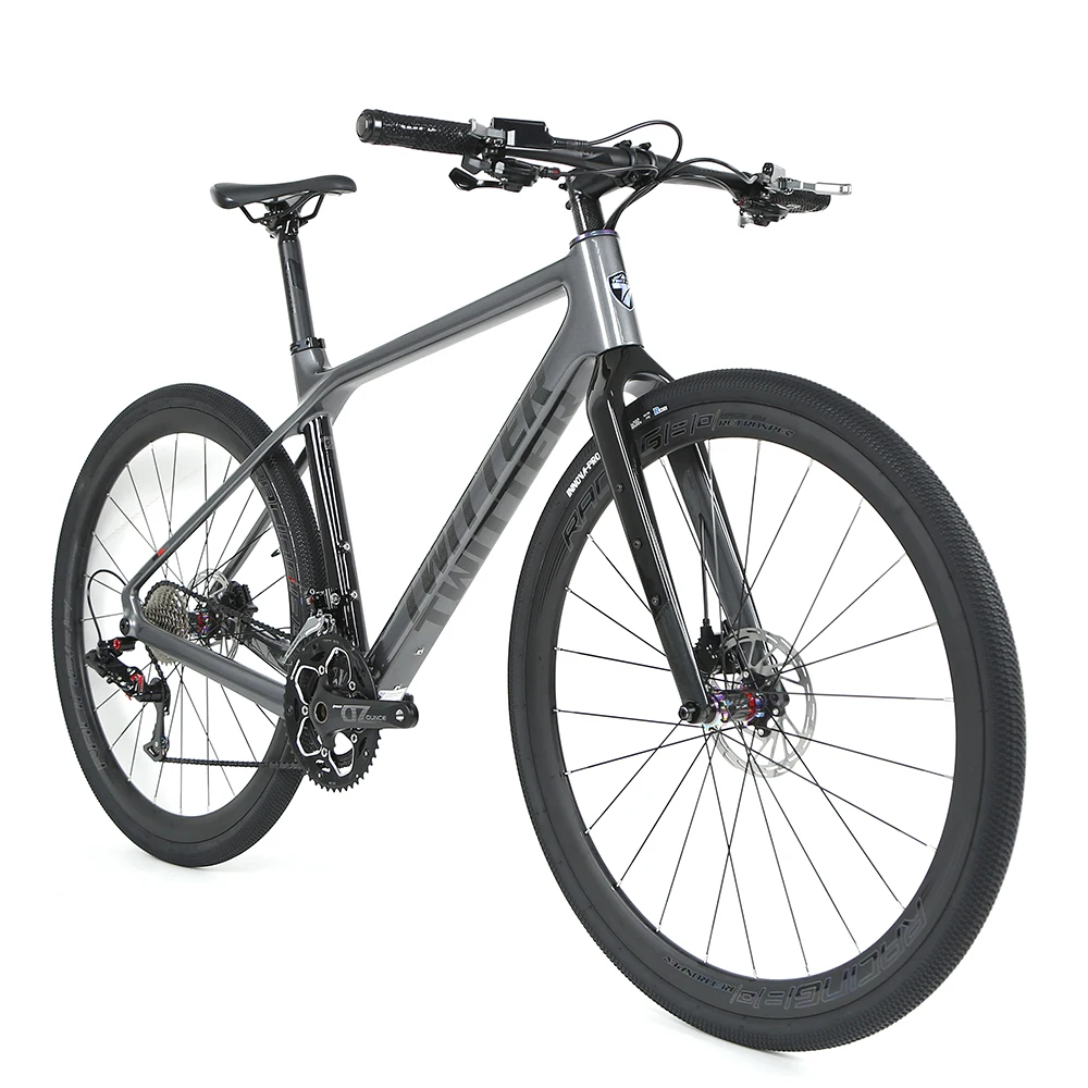 Cheap Carbon Fiber Gravel bike 700*38C 24S Straight Handlebar WIth Full Hydraulic Brake Cyclocross off Road Bicycle For Men