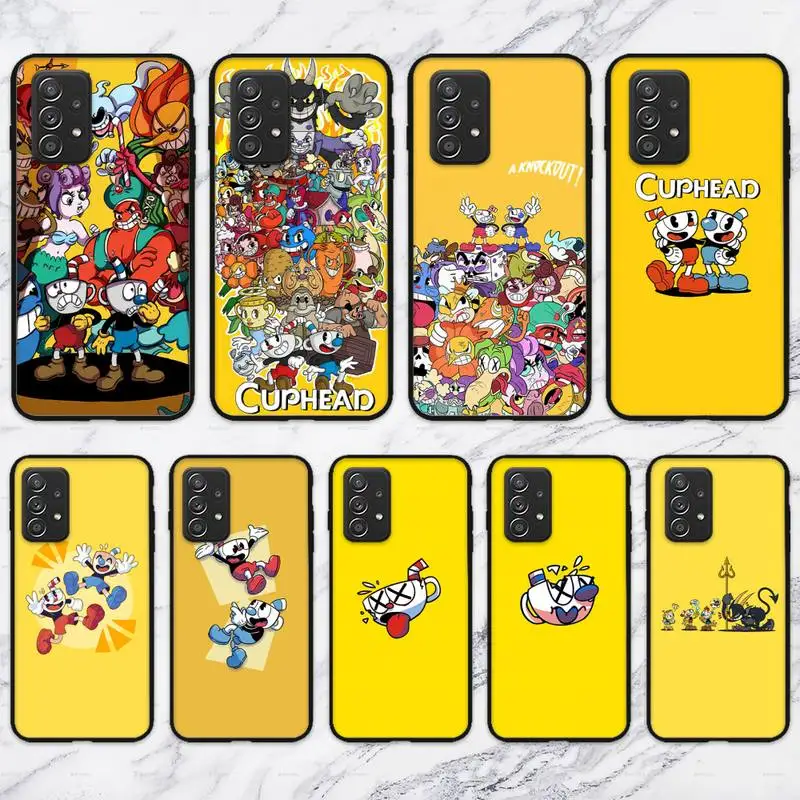 

Чехол для телефона Cuphead Game для Samsung Galaxy S10 S20 S21 Note10 20Plus Ultra Shell