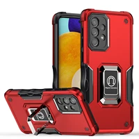 shockproof bumper built in kickstand case for samsung a73 a53 a33 a13 a03 s22 ultra s21 fe a32 car holder adsorption metal case