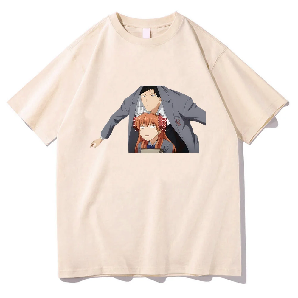 

Monthly Girls' Nozaki-kun Chiyo Sakura Oversized T-shirts WOMEN 100% Cotton High Quality T Shirts Cartoon Aesthetic Anime O-neck