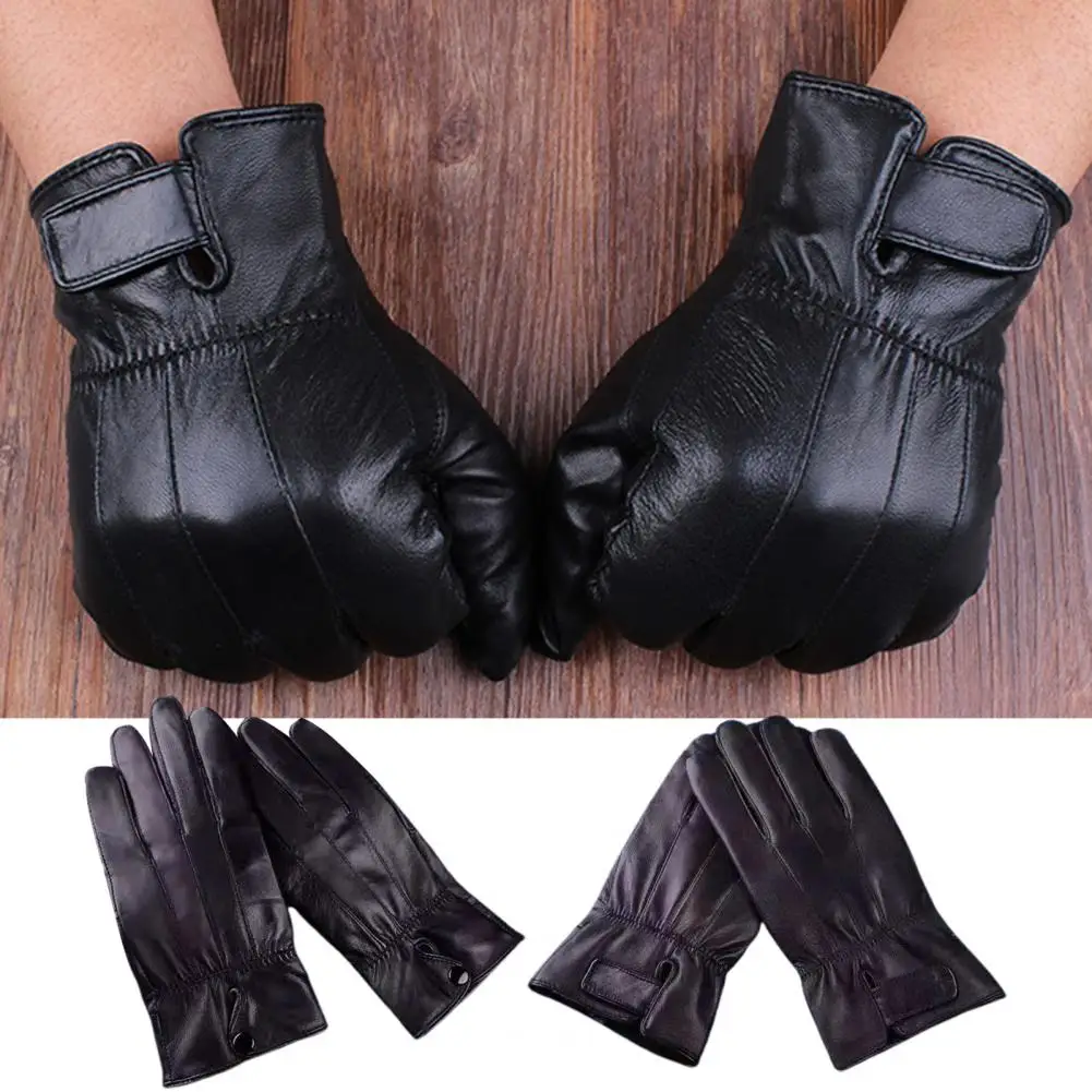 

1 Pair Trendy Coldproof Anti Skid Gloves Men Gloves Super Soft Protect Hand
