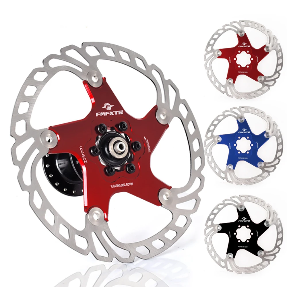 

Bicycles Oil Brakes Disc Brake Discs 160mm/180mm Bicycle Brake Rotors 203mm Mountain Bike Floating Disc Six Nails Steel + Alloy