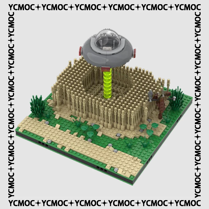 

YcMoc Building Blocks Alien invasion Technology Bricks DIY Toys For Kids Children Gifts mini blocks