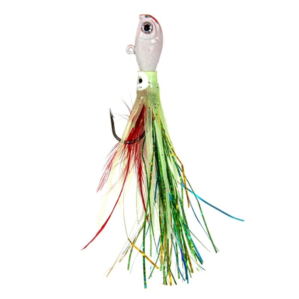 

Silicone Bait Colorful Painting Fake Bait Luya Bait Lead Soft Bait Precise Fish Luring Bionic Bait High-carbon Steel 3d Fish Eye