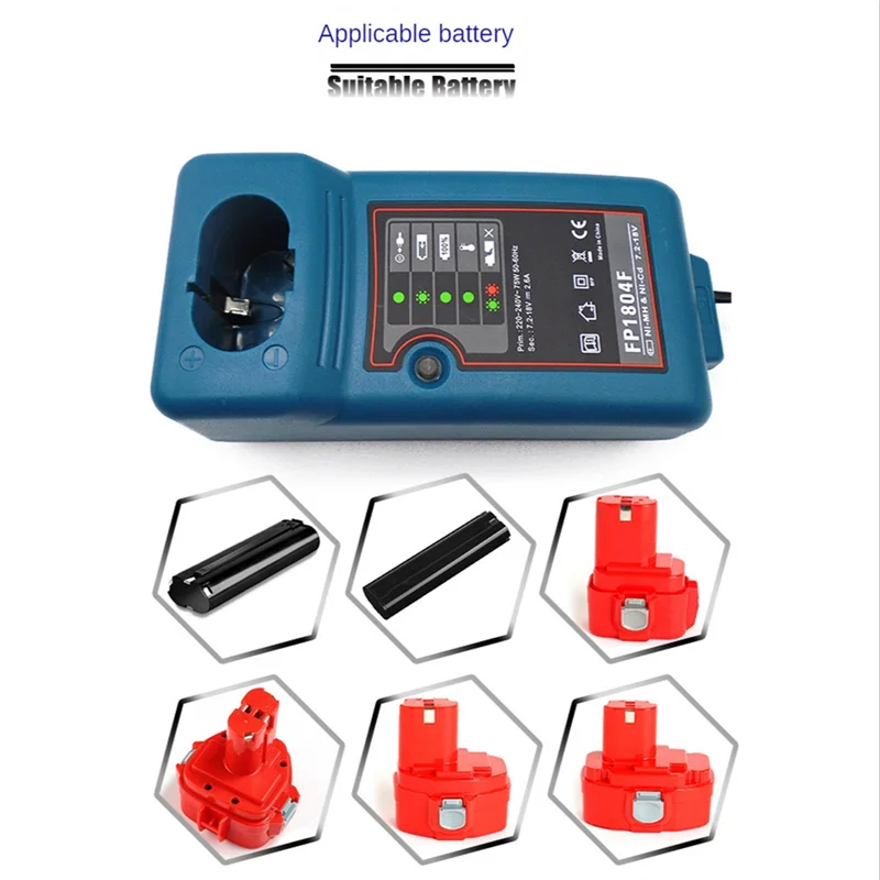 Зарядное устройство NI-CD NI-MH для Makita 7 2 В 9 6 12 14 4 18 электрической дрели и отвертки 2A