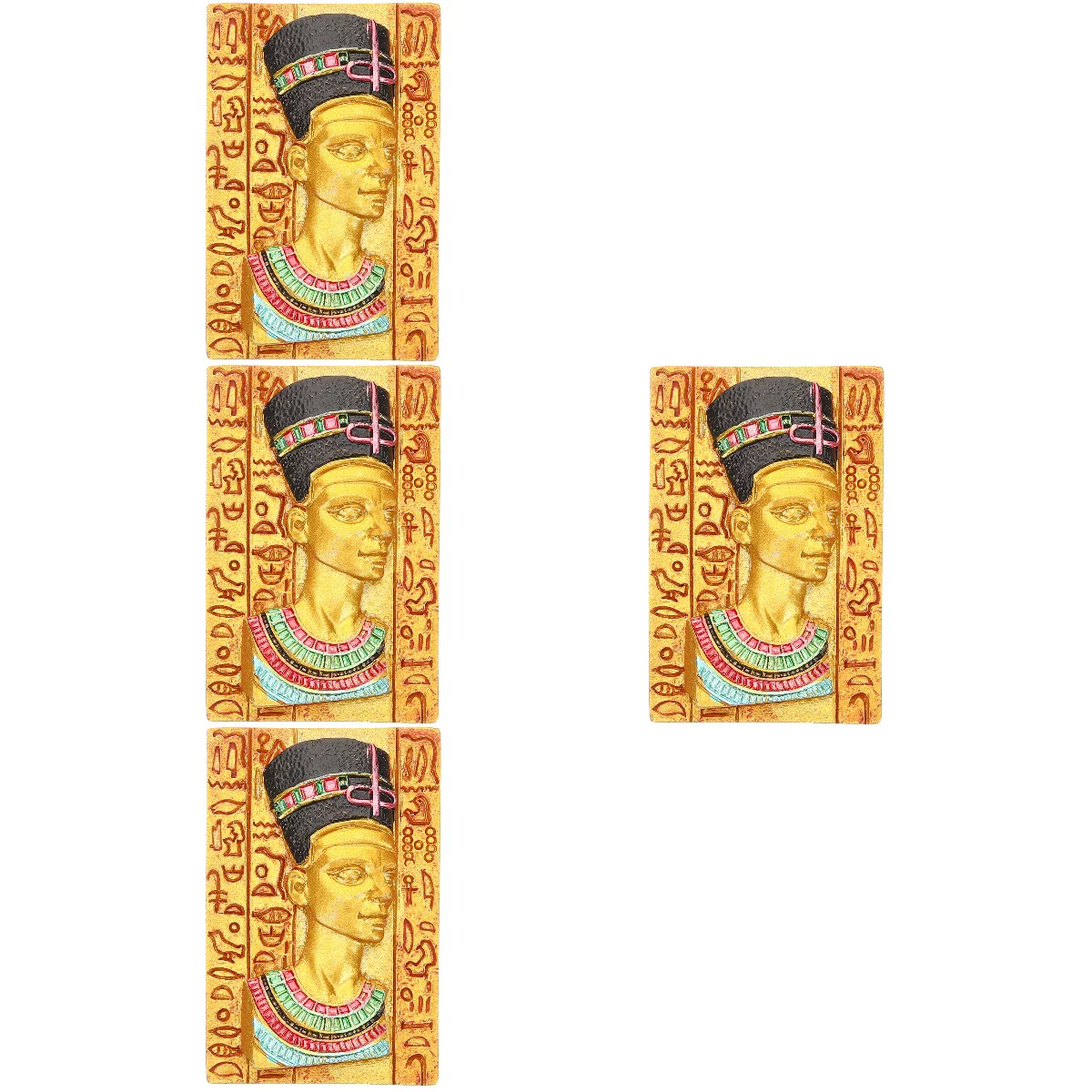 

4x Egyptian Fridge Magnet Fridge Decoration Creative Fridge Magnet Fridge Magnet Refrigerator Magnet Decorative Fridge Magnet