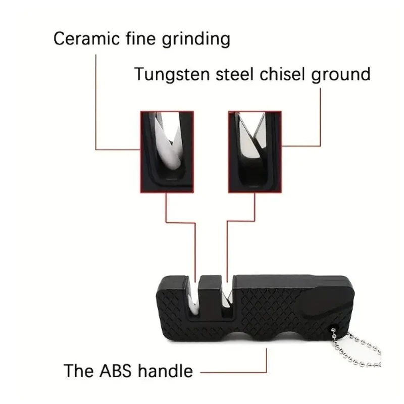 Новый керамический Многоцелевой Брелок карбидный нож карманная фототочка для