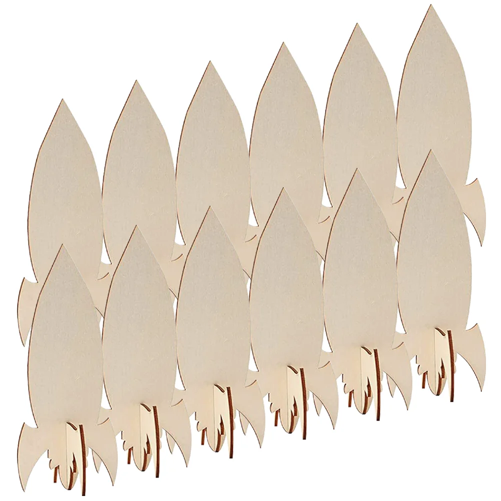 

1 комплект из необработанных граффити «сделай сам», деревянная ракета, игрушки «сделай сам», студенческие граффити, игрушки