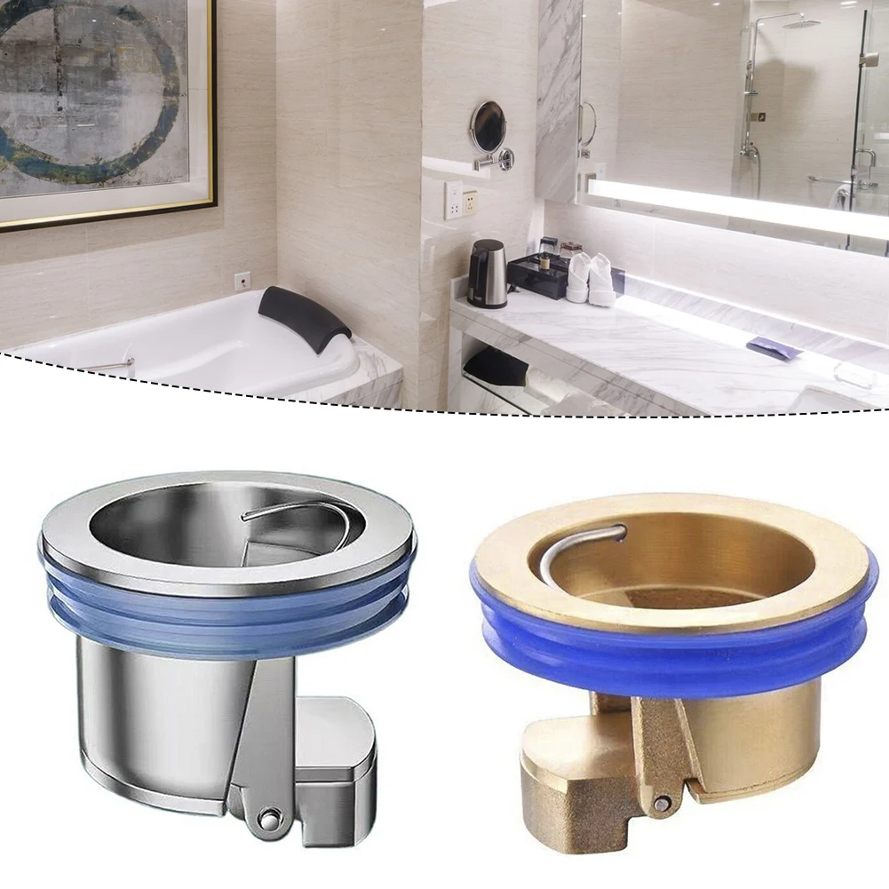 

Single Way Valves Floor Drain Deodorant Plug Quickly Draining Sewer Strainer Plug General Bathroom Floor Drain Kitchen Tool