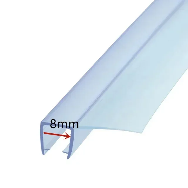 

ПВХ уплотнительная лента для стеклянных дверей 2 шт.