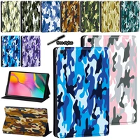 for samsung galaxy tab a8 10 5a7 lite 8 7a7 10 4a a6 10 1tab a 8 010 110 5 inch camouflage print leather tablet stand case