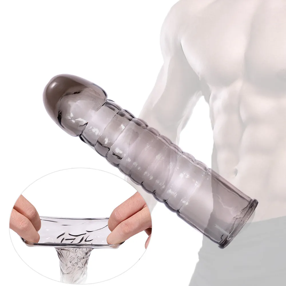 

Многоразовый силиконовый презерватив для увеличения члена Массажер для клитора секс-игрушки для взрослых инструмент для увеличения време...