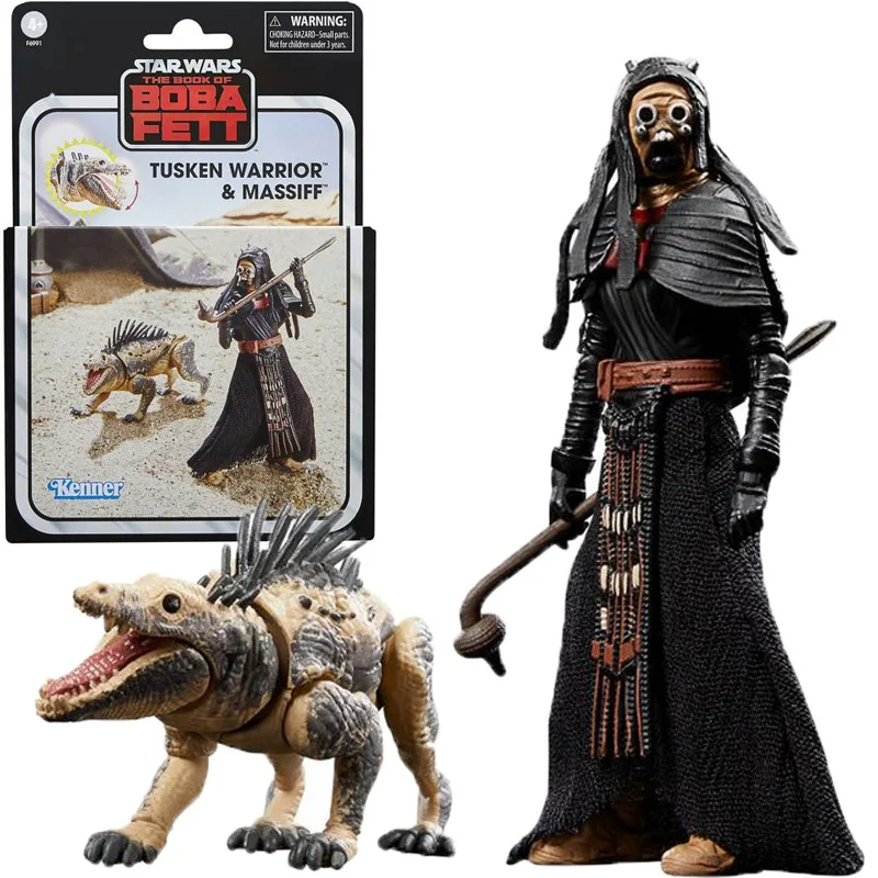 

Hasbro Star Wars Vintage Tusken Warrior Massiff Action Figures 2Pk 3.75 Inch Action Figure Collectible Model Toy Gift