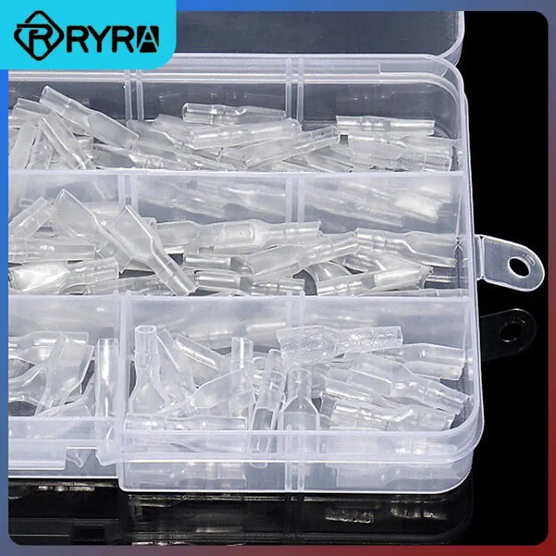 

270Pcs 2.8/4.8/6.3mm Crimp Terminals Insulated Male Female Wire Connector Electrical Wire Spade Connectors Tool Part Kits