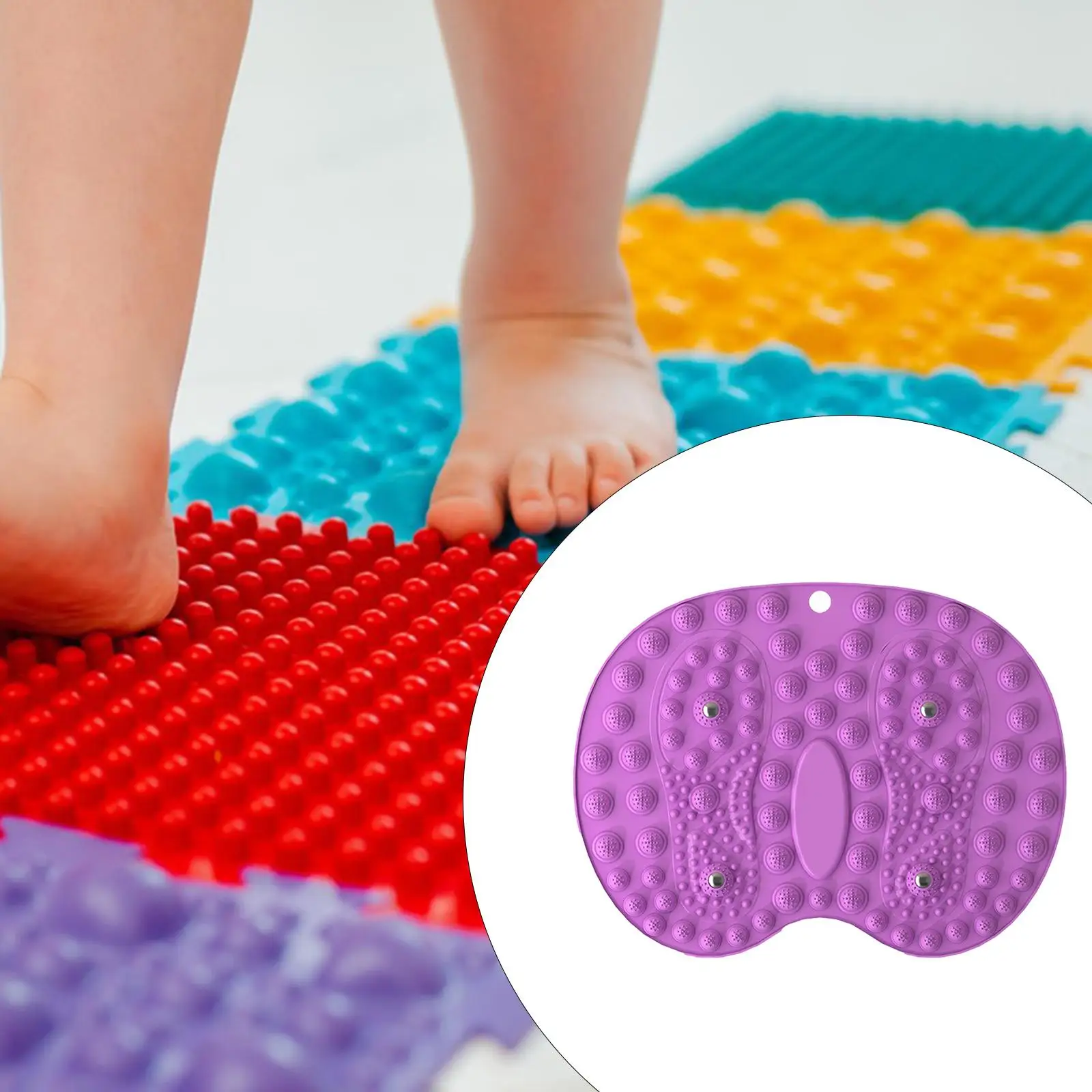 Текстурированный сенсорный коврик легко чистящийся массажный игровой детский