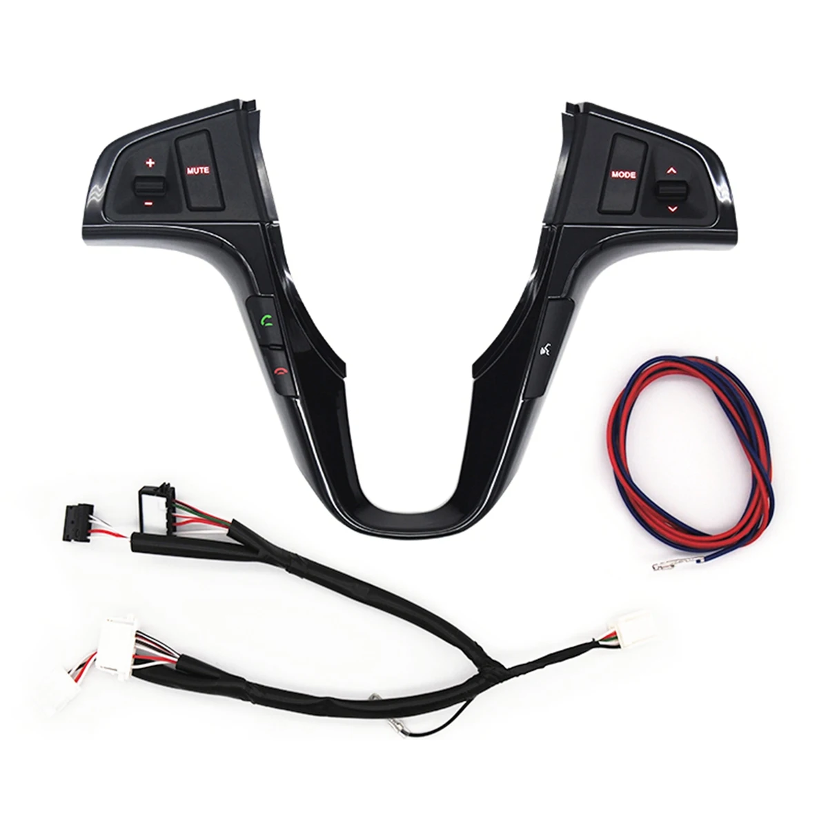 

For Hyundai VERNA SOLARIS Steering Wheel Button Audio Music Control Switch Red Backlight with