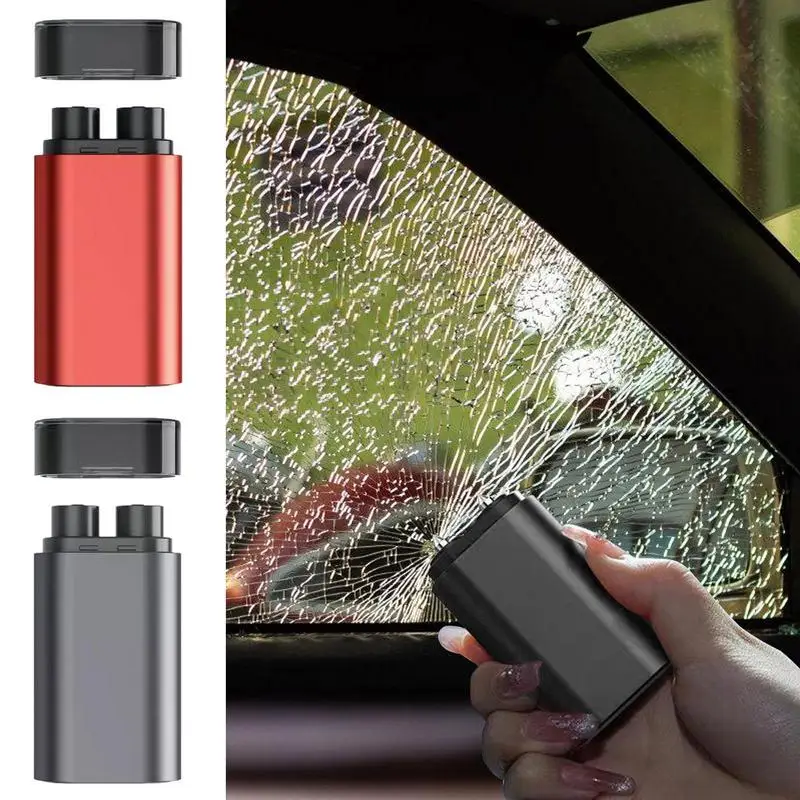 

Car Window Breaker 2-in-1 Emergency Escape Hammer Keychain Safety Hammer Car Window Breaker & Car Keychain For Unexpected