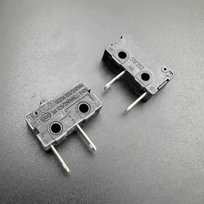 

Микропереключатель SW312, 5 А, 125/250 В переменного тока, T125, обнаружение ограничения хода, сброс, 2-контактный длинный контакт, нормально открытый
