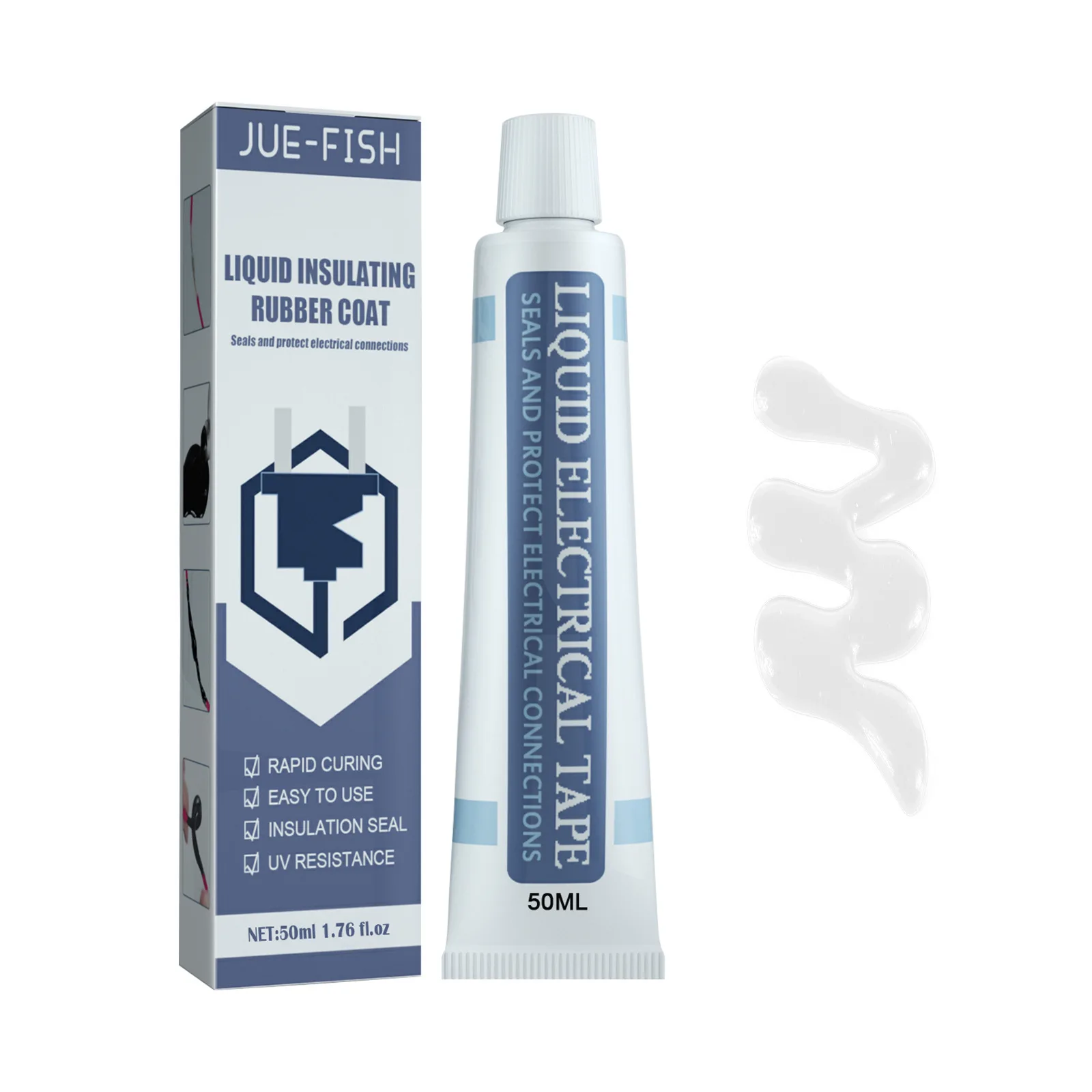 

Жидкая изоляционная лента, ремонтная резиновая клейкая лента для проводов и кабелей, устойчивая к высоким температурам жидкая изоляционная паста