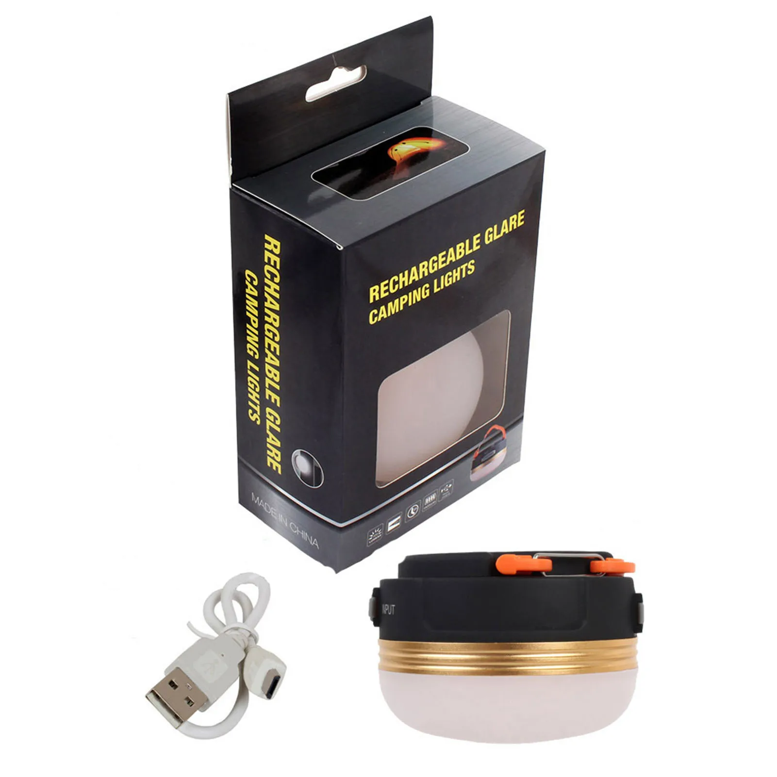 

Портативные мини-фонари для кемпинга, USB-зарядка, подвесные палатки, лампа для кемпинга, пешего туризма, отключения, qtoe