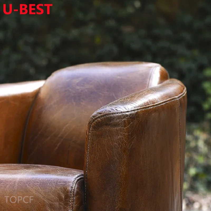U-лучший американский винтажный стиль удобное расслабляющее кресло для отдыха