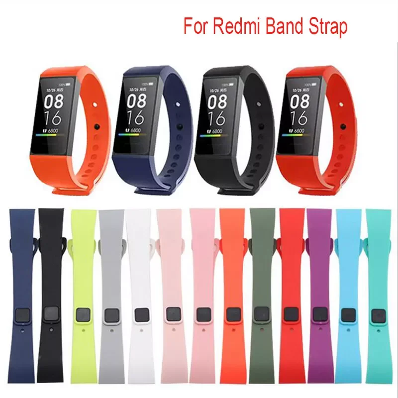 

13colors Silicone Smart Band Strap For Redmi Bracelet Strap Replacement Wrist Strap For Red Mi Band Wristband Color Strap