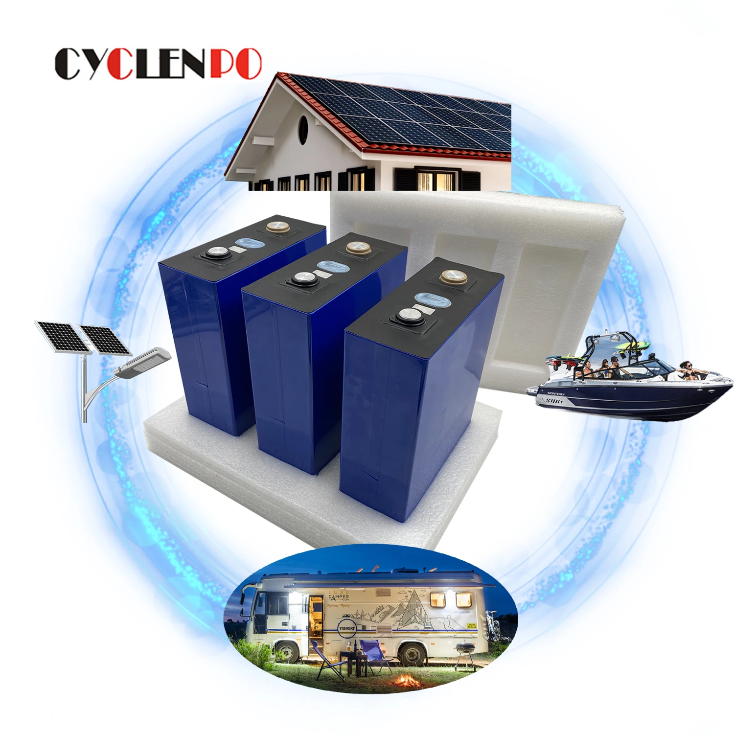 

Factory supply 3.2v 280ah prismatic lifepo4 battery for solar energy system/boat/caravam/trolling motor