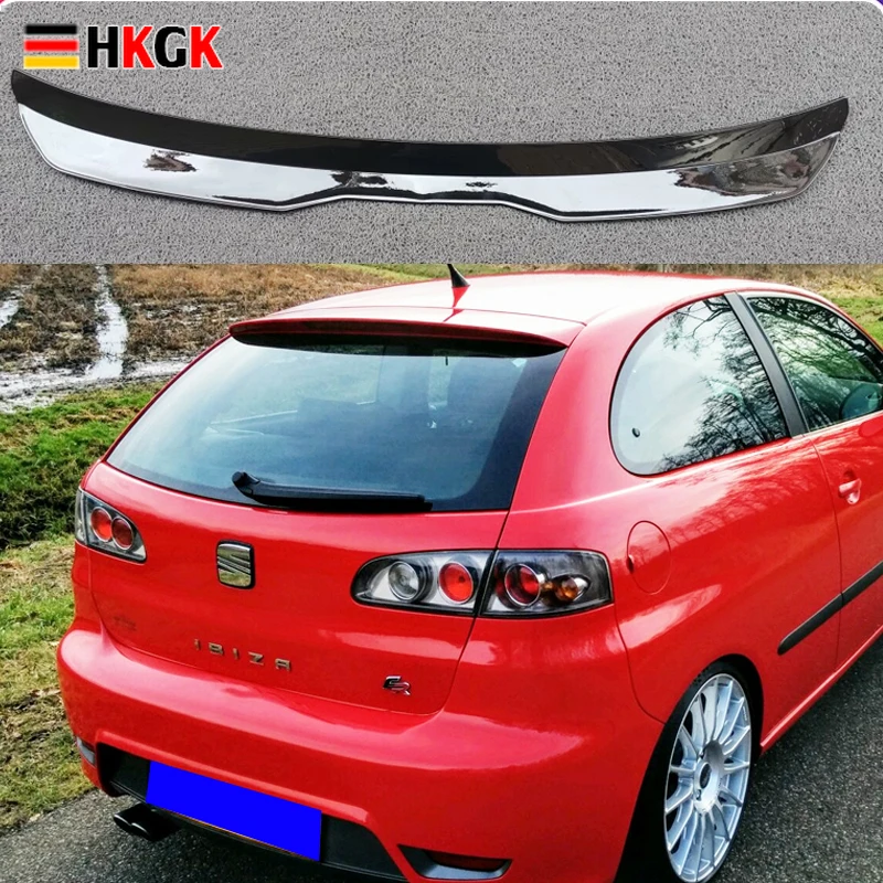 

For VW Seat Ibiza MK5 6F Hatchback 2017 2018 2019 2020 2021 Rear Roof Carbon Look ABS Car Spoiler Tail Wings