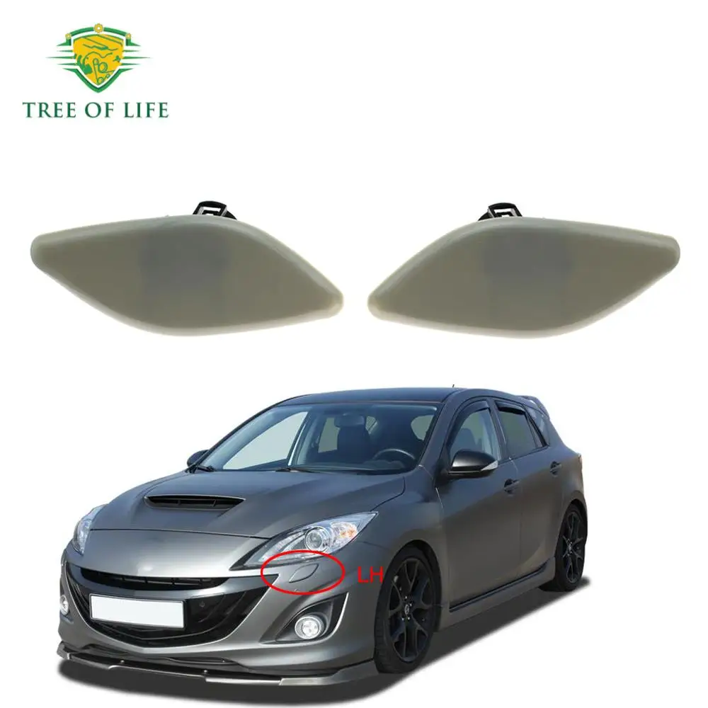 Headlamp Washer Spray Nozzle Cover Jet Cap Lid For Mazda 3 Axela Bl 2009 2010 2011 2012 2013