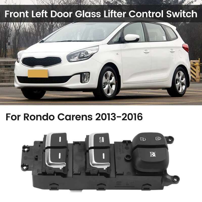 

93570A4010 Car Front Left Door Glass Lifter Control Switch Button LH For-Kia Rondo Carens 2013-2016 93570-A4010