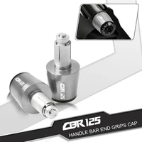 cbr125 motorcycle 78 22mm handle bar end grips cap hand bar ends plugs for honda cbr 125 r 2011 2020 cbr125r 2019 2018 2017