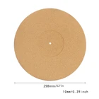 Пробковый нескользящий коврик для поворотного стола, коврик для виниловой пластины 12 дюймов LP