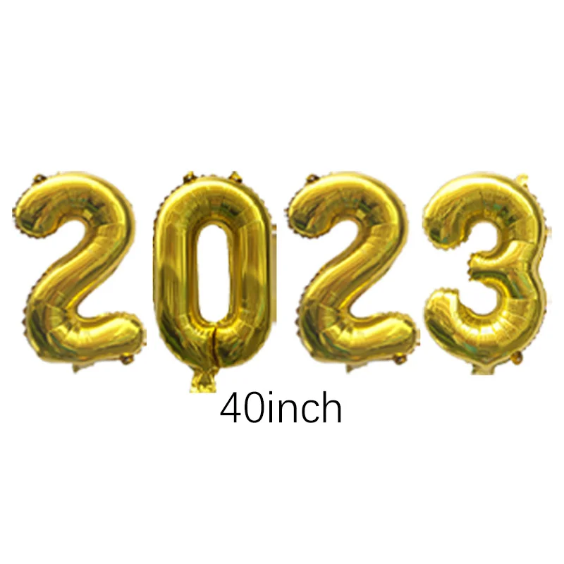 

Воздушный шар 2023, фотофольга для вечевечерние НКИ, Нового года, дня рождения, выпускного, майлар, гелий, большой ребенок, цифровой Золотой, зо...